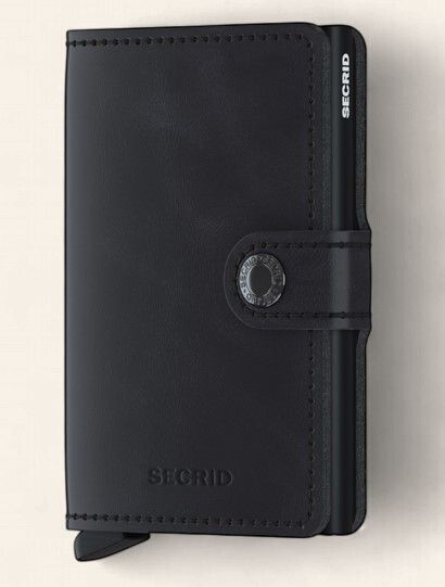 Secrid Miniwallet Vintage Black, Colour: Vintage Black