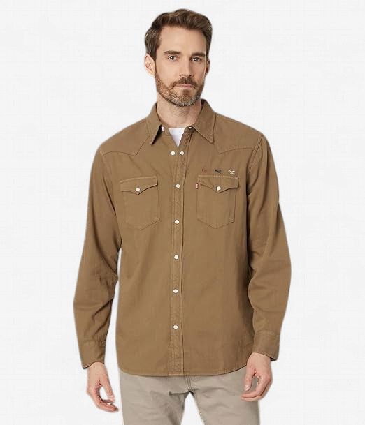 Levi's Classic Western Angler Otter  Snap Shirt