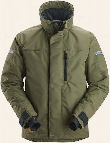 Snickers Workwear Insulated Jacket 1100, Colour: Army Green, Size: S