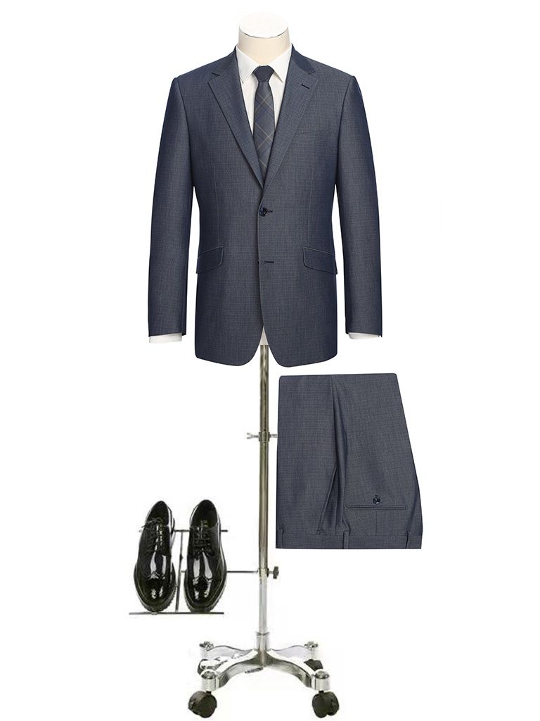 Renoir 2PC Suit Slim  Blue 242-21