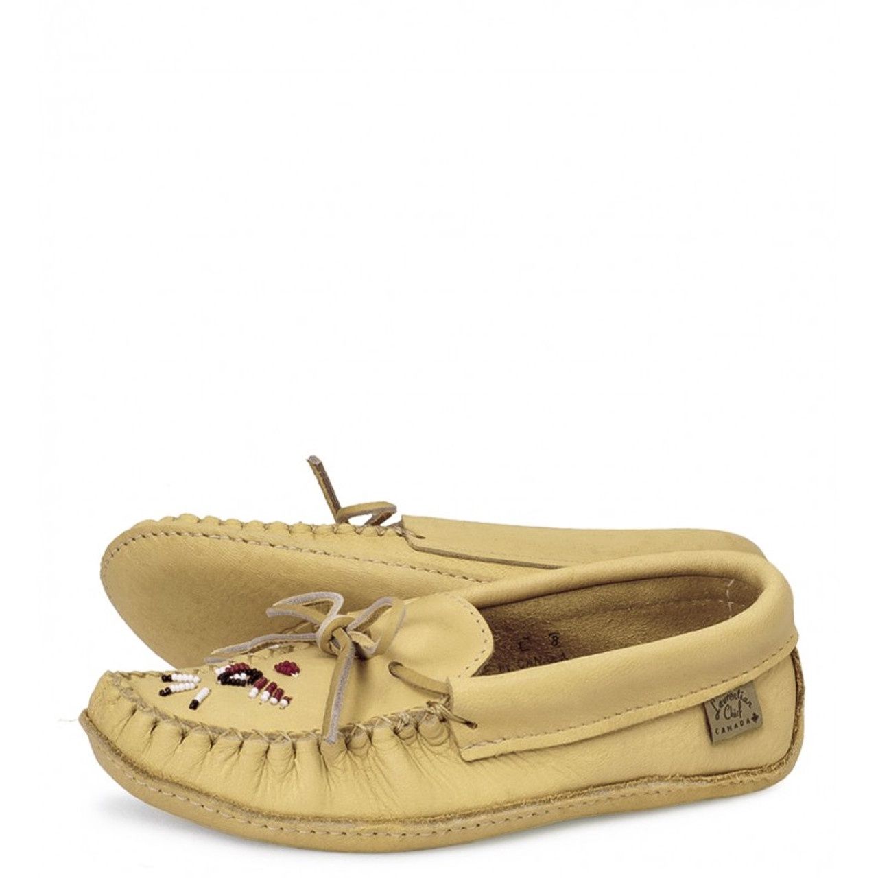 Laurentien Chief Unlined Moccasins Womens 11563L, Colour: Dear Tan, Size: 7