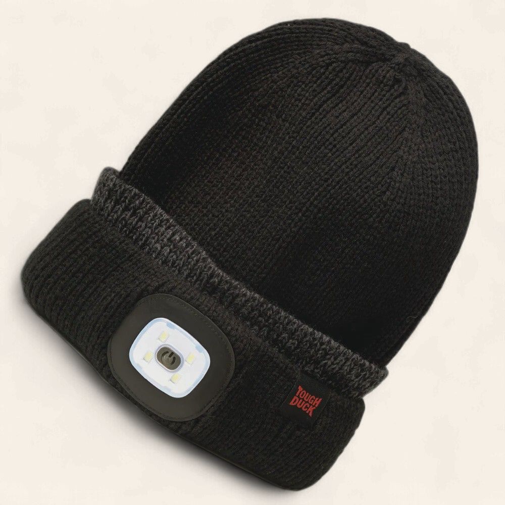 Tough Duck LED Light Beanie WA531, Size: M