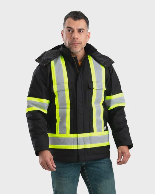 Berne Hi Viz Winter Parka, Size: 3XL