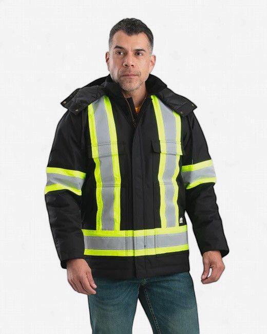Berne Hi Viz Winter Parka, Size: 3XL