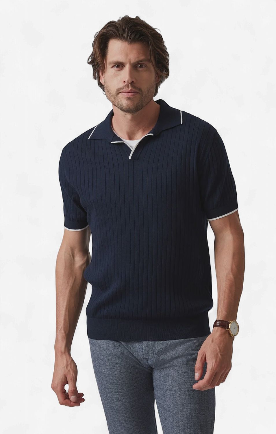 34 Heritage Polo Sweater SS