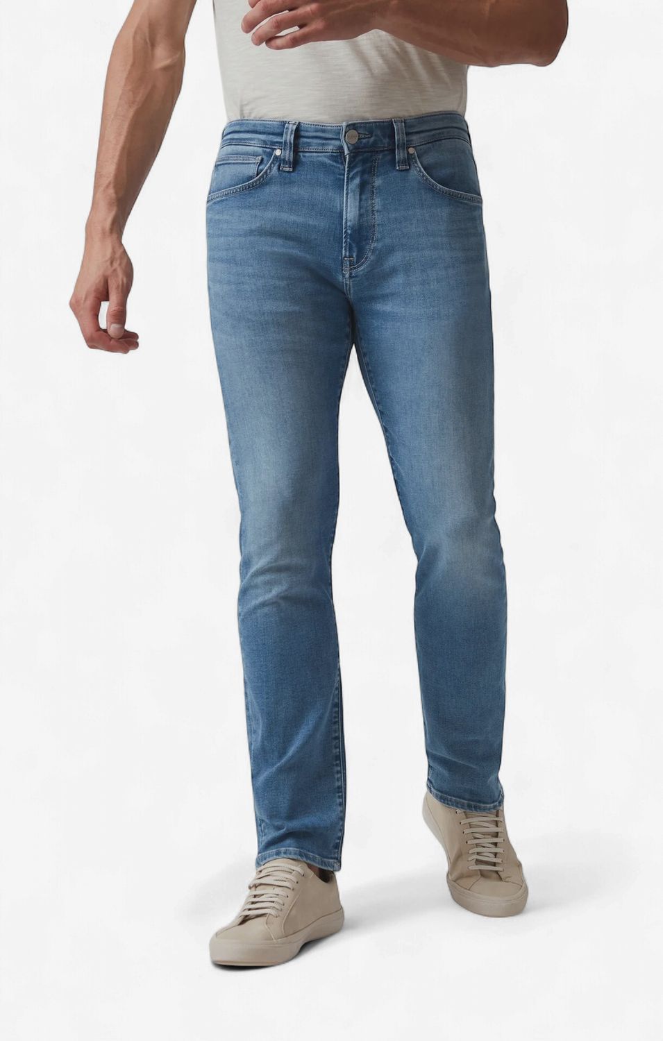 34 Heritage Courage Mid Brushed Organic Ultra Jean