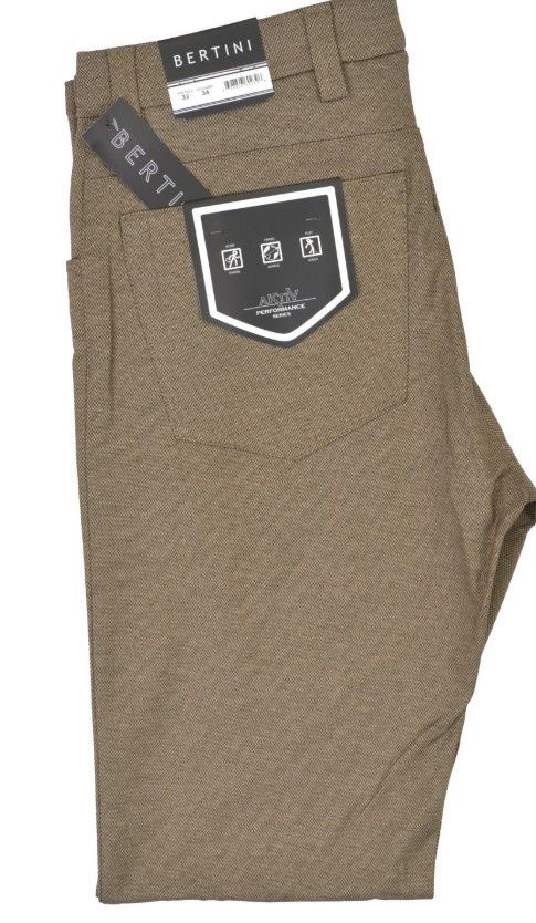 Bertini Dolby Knit Kurt Pant, Colour: Tan, Size: 30X34