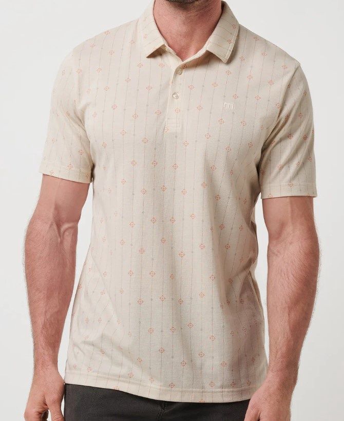 Travis Mathew Deco Polo Golf Shirt