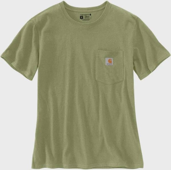 Carhartt Loose Fit Heavyweight Pocket T-Shirt, Colour: GF6-Apple Green, Size: S