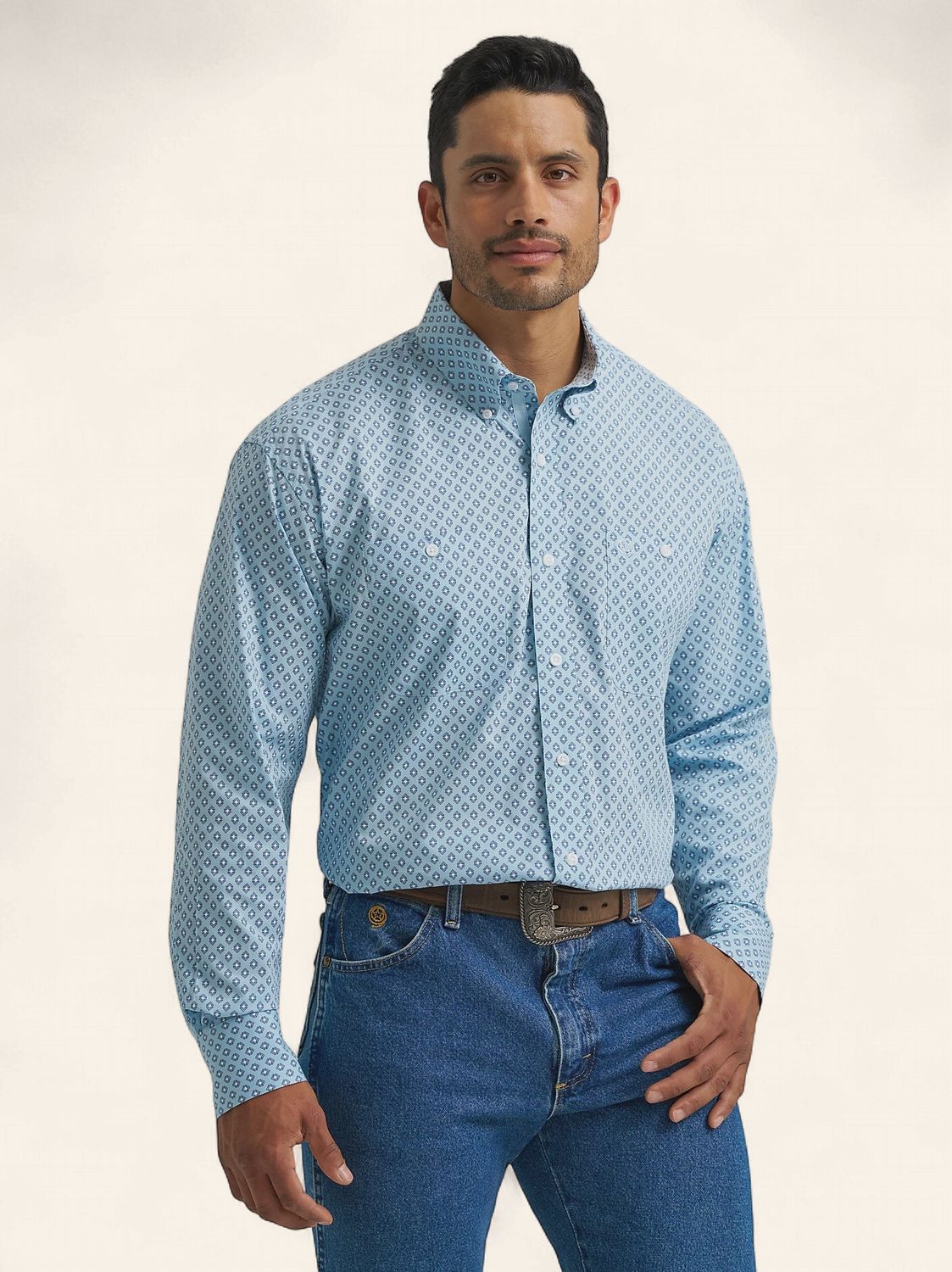 Wrangler LS Western Shirt 8232, Size: S