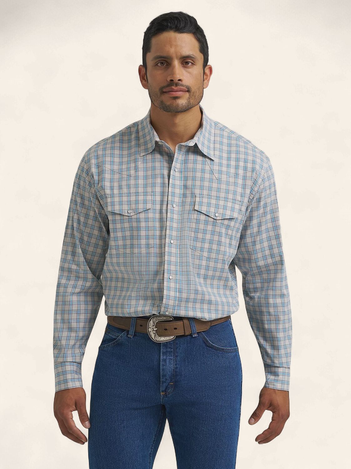 Wrangler LS Western Shirt 7710, Size: S