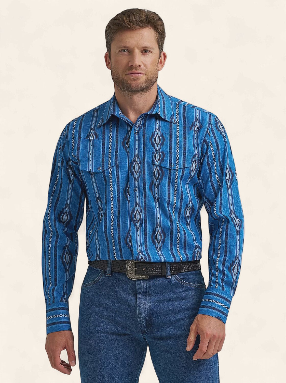 Wrangler Western Checotah LS Shirt 7721, Size: S