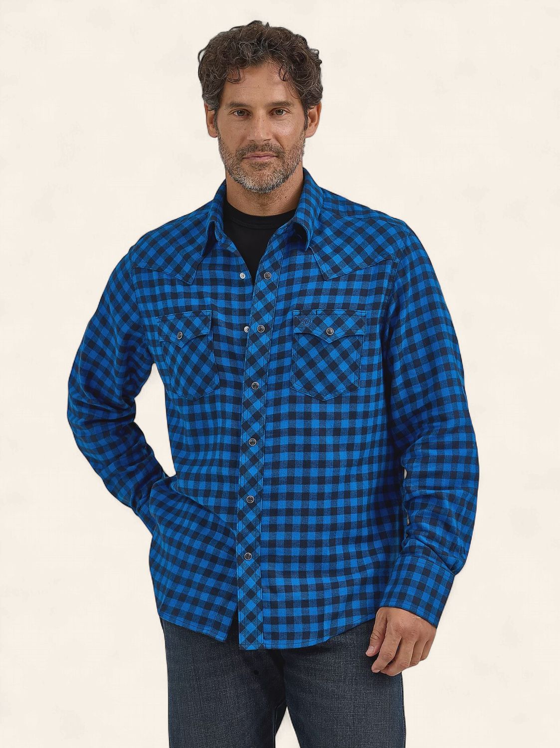 Wrangler LS Retro Flannel 8070, Size: S