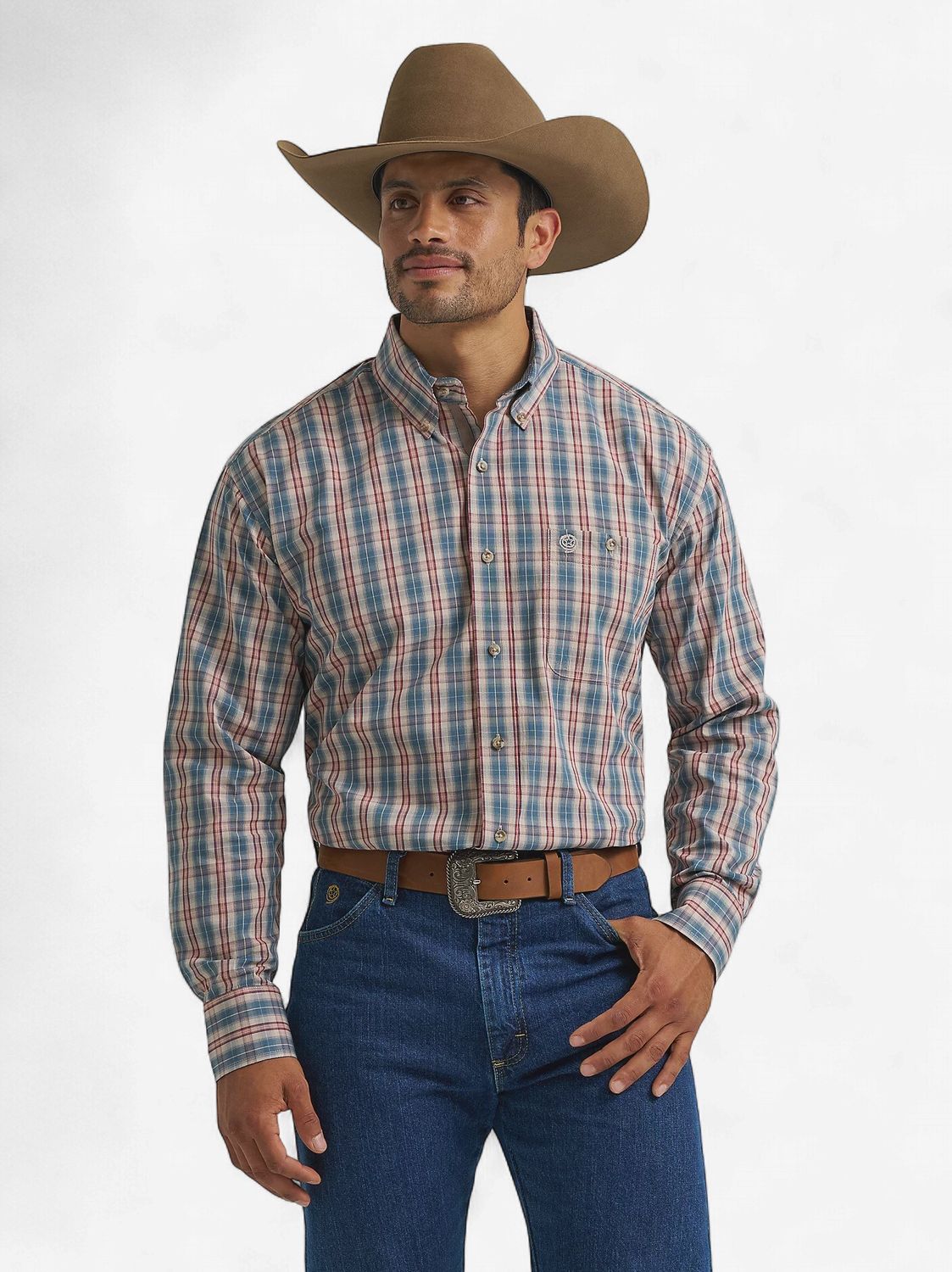 Wrangler LS Western Shirt 8226, Size: S