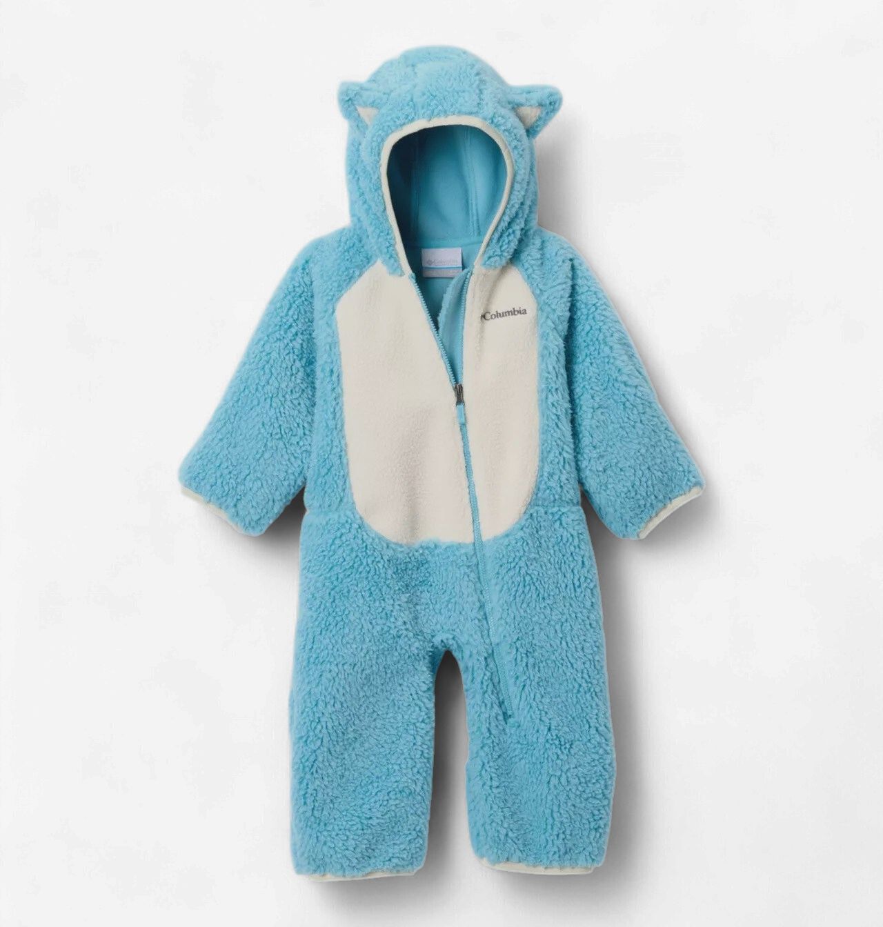 Columbia Foxy Baby Sherpa Bunting, Colour: 455 Vintage Blue, Size: 0-3
