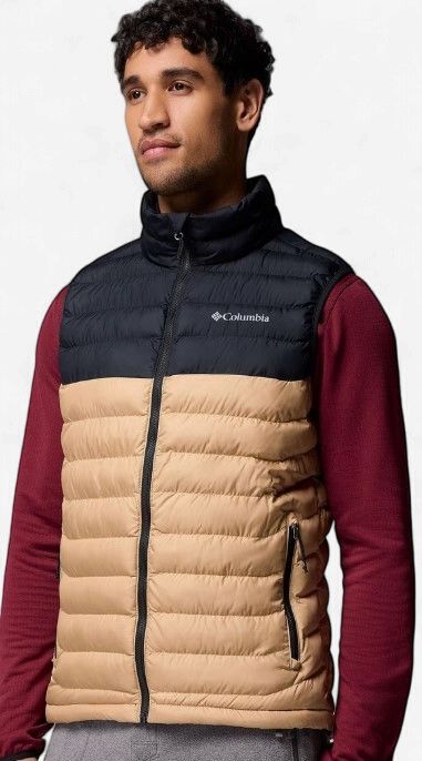 Columbia Powder Lite II Vest, Colour: 262-Blk/Brn, Size: S