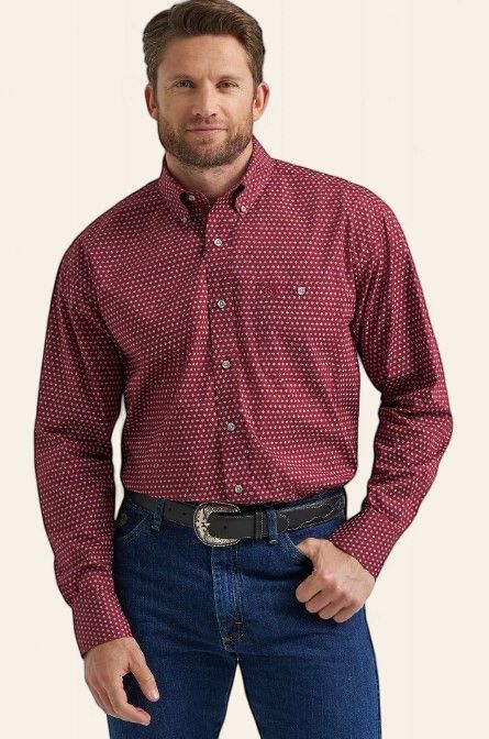 Wrangler  Western LS Button Shirt 9639, Size: S
