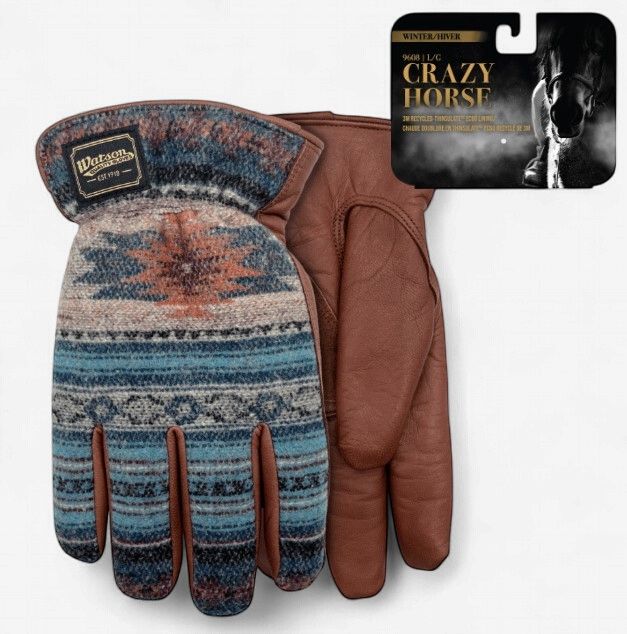 Watson Gloves Crazy Horse Jacquard Goatskin Lined Glove