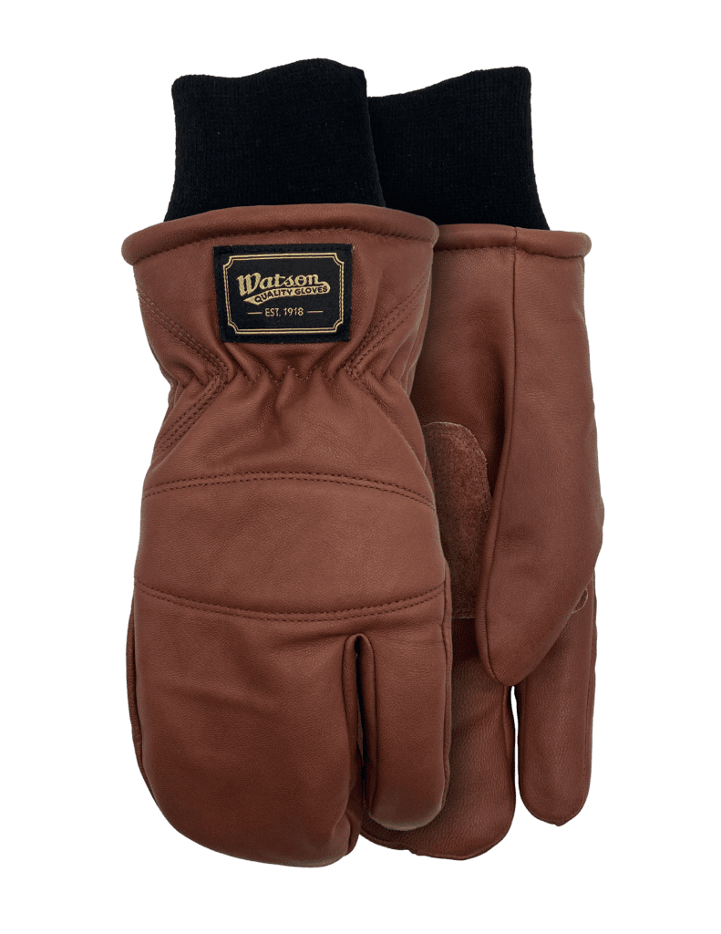 Watson Gloves Crazy Horse One Finger Mitt Goatskin, Size: S