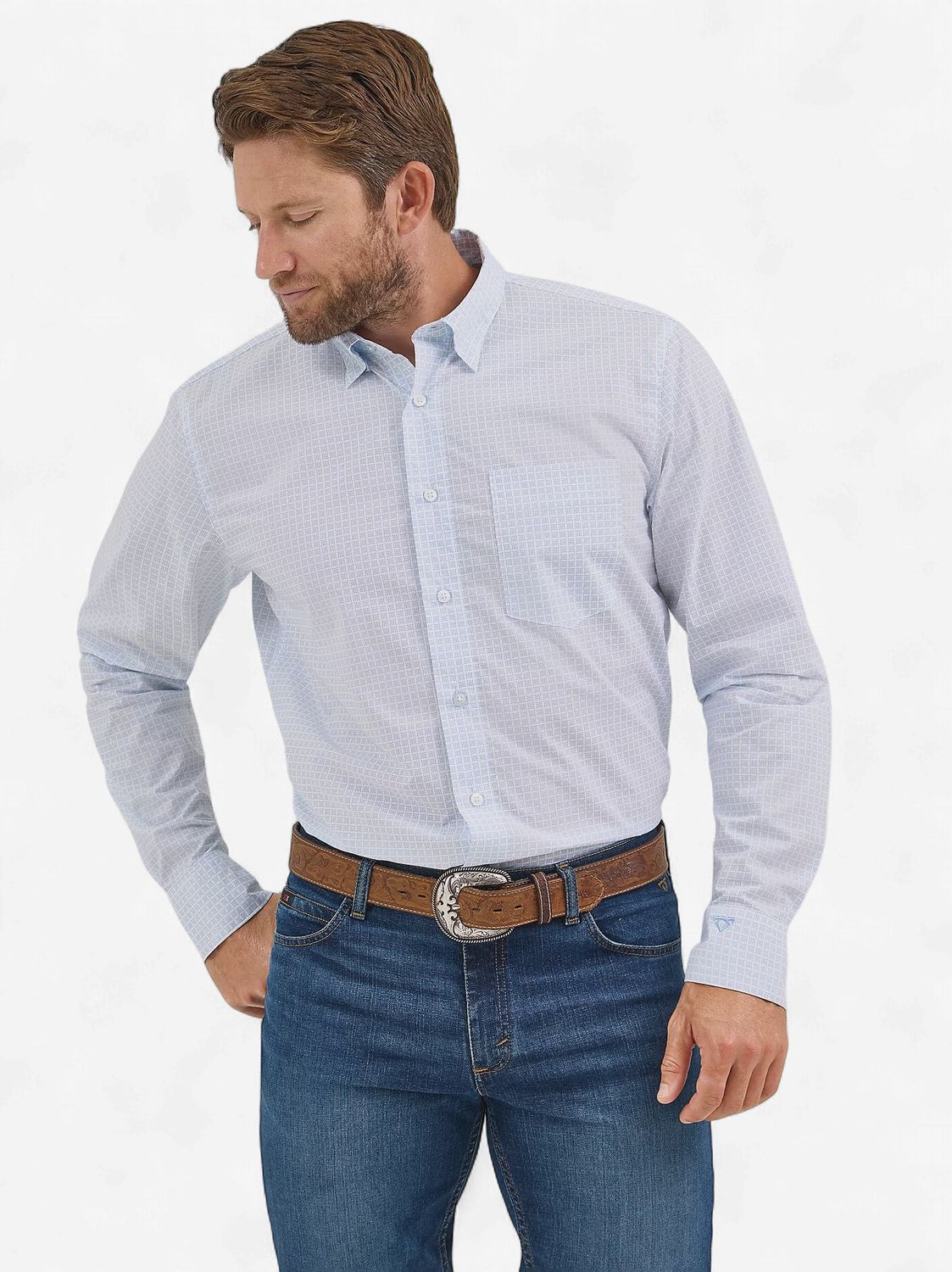 Wrangler LS Button Western Shirt 9516, Size: S