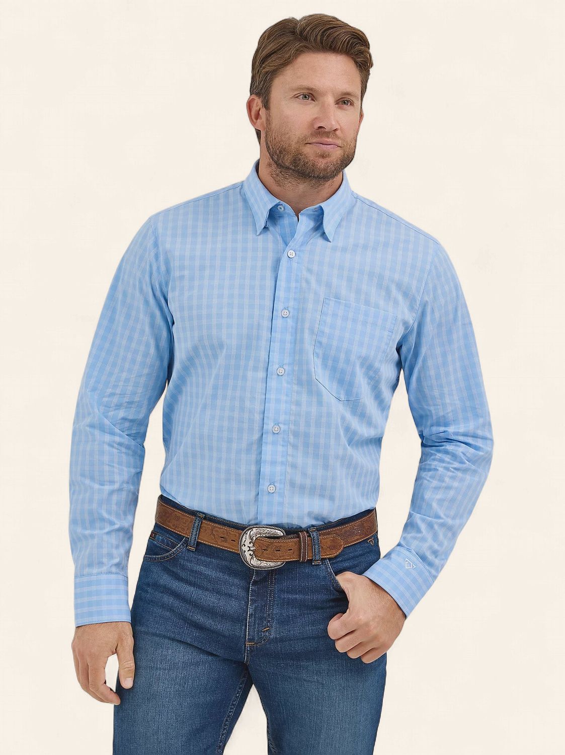 Wrangler LS Button Western Shirt 9517, Size: S