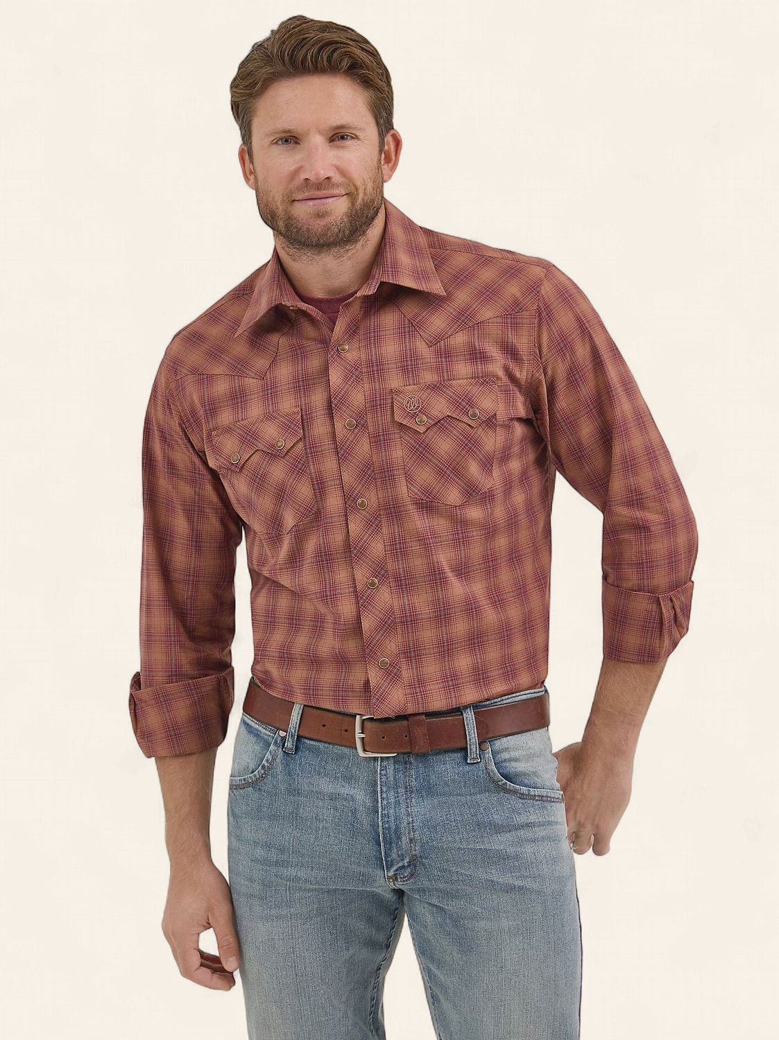 Wrangler LS Snap Western Shirt 9550, Size: S