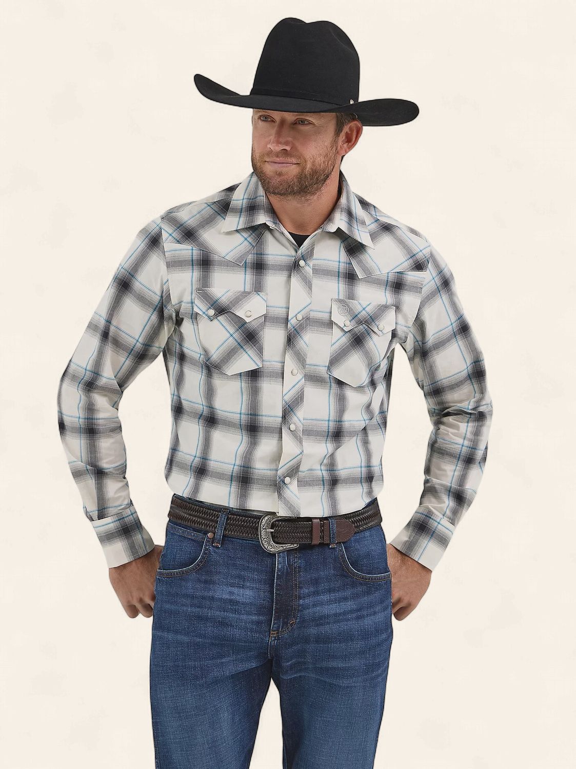 Wrangler LS Snap Shirt 9552, Size: S