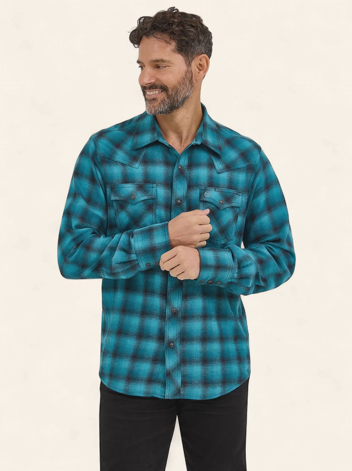 Wrangler Western  LS Snap Shirt 0176, Size: S