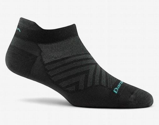 Darn Tough Run No Show Ultra Lightweight 1043, Colour: Black, Size: S