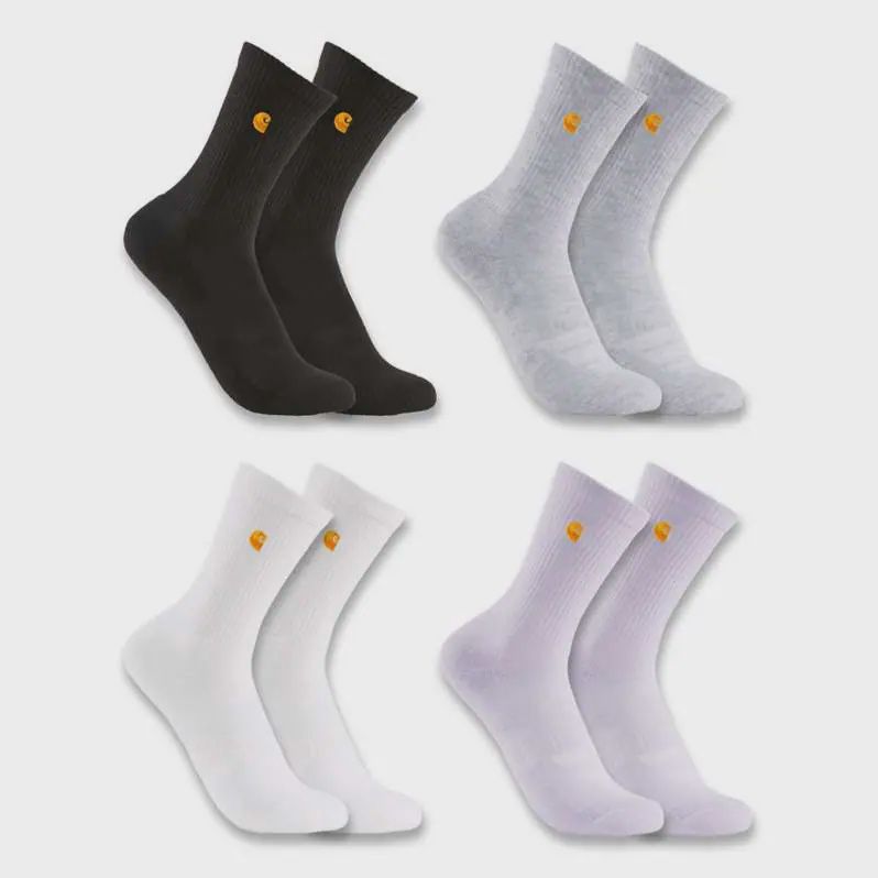 Carhartt Classic Youth  Midweight 4PK Crew Sock