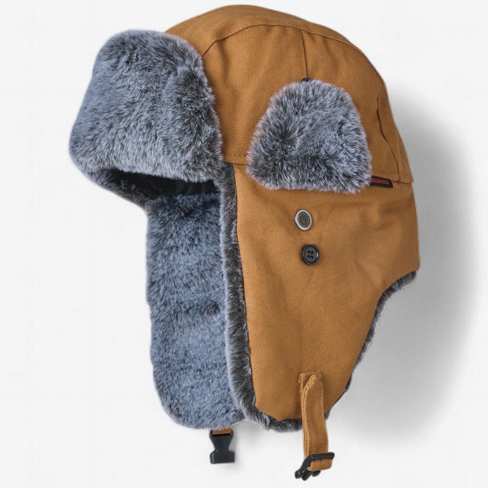 Tough Duck Aviator Hat WA661, Colour: Brown, Size: L