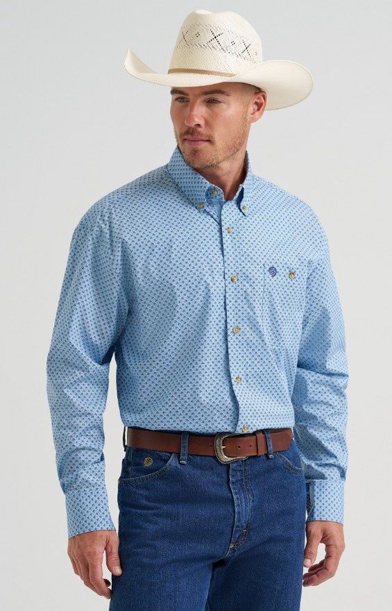 Wrangler Western Button LS Shirt George Strait 4582, Size: S