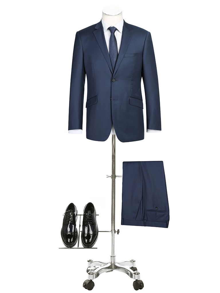 Renoir 2Pc Wool Suit Navy Slim Fit 508-19