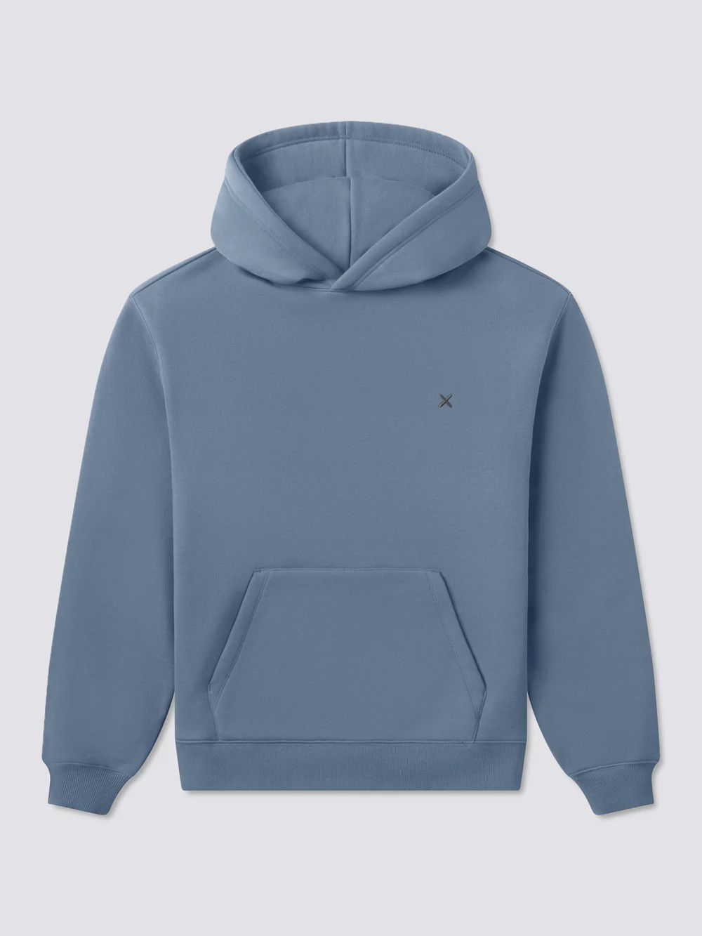 Cuts Men’s Divine Fleece Hoodie, Colour: Cadet Blue, Size: S
