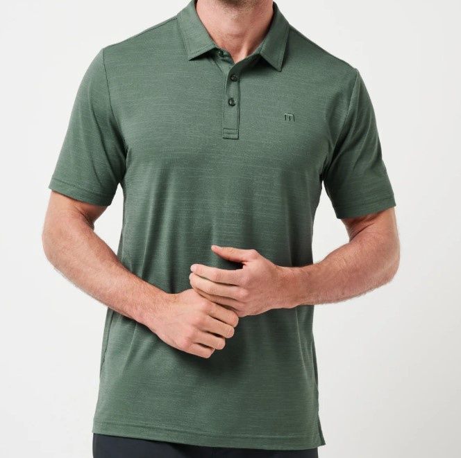 Travis Mathew The Heater Polo, Colour: Balsam Green, Size: S