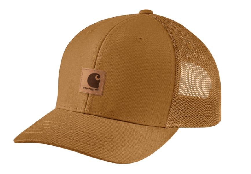 Carhartt Washed Duck Mesh Back Cap, Colour: Carhartt Brown, Size: One Size