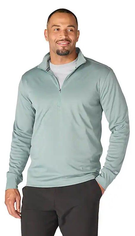 Carhartt Force Sun Defender Relaxed  1/2 Zip, Colour: Green Slate Heather, Size: S