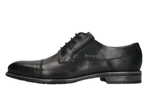 Bugatti Black Lace Shoe 315-AQR04