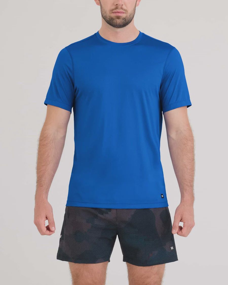 Saxx Multi Sport Tech Tee, Colour: BBL Bold Blue, Size: S