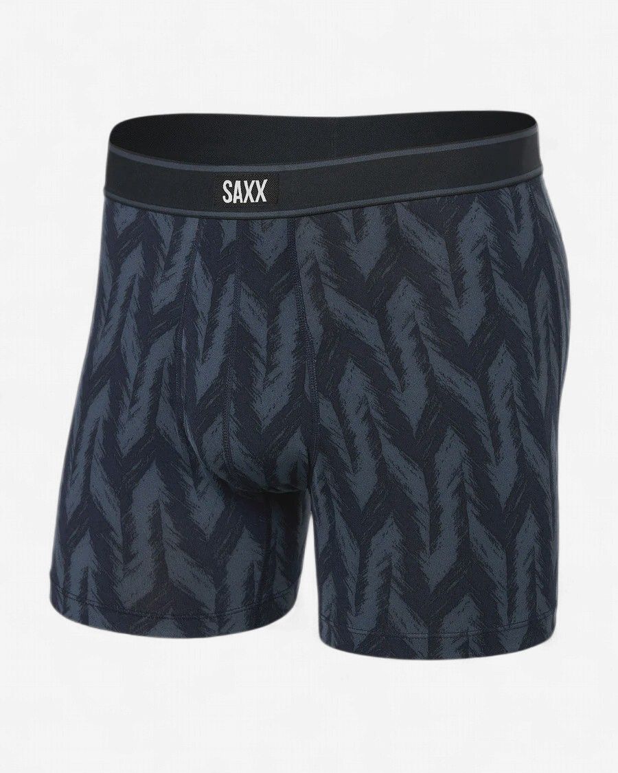 Saxx Daytripper Comfort Stretch BB Ikat Chevron Navy