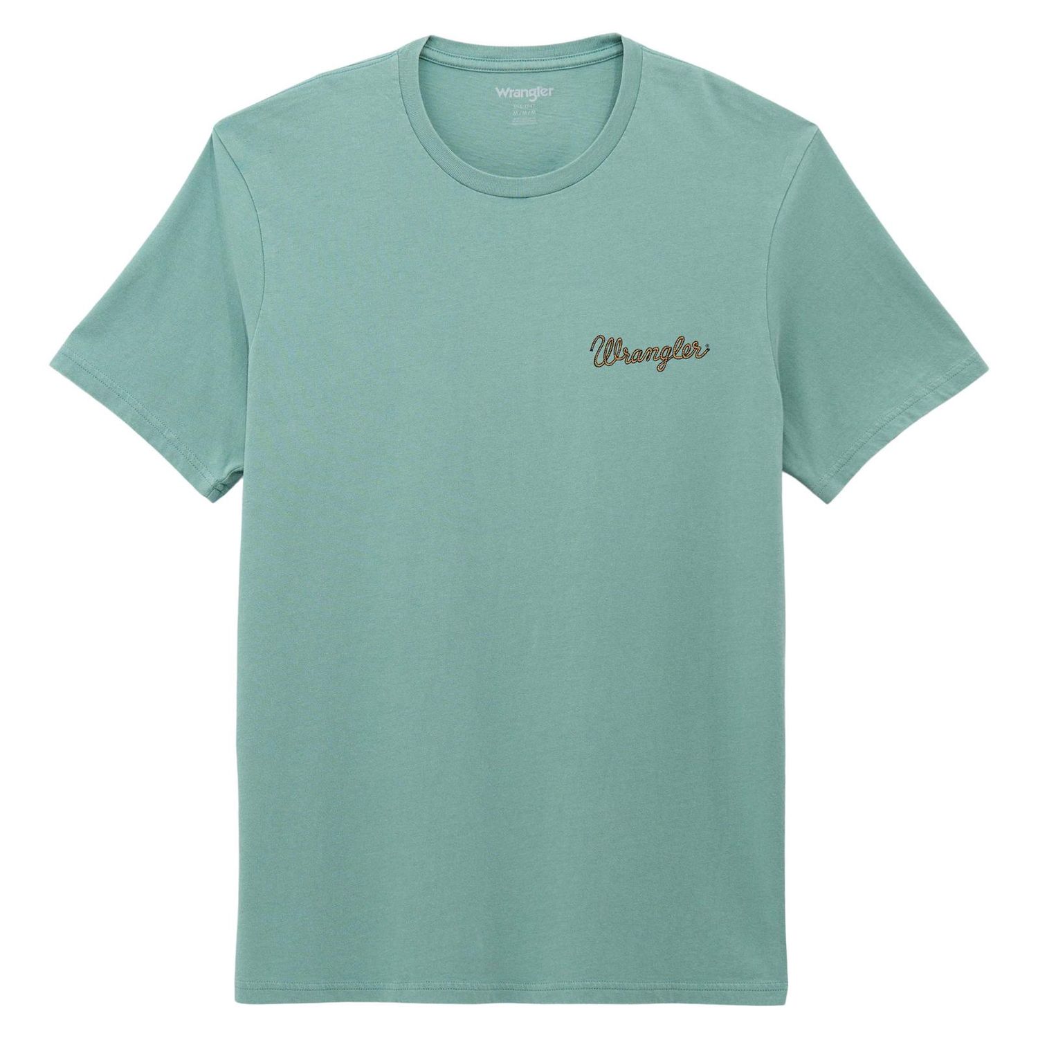 Wrangler West Men SS T Shirt Kneel Oil Blue 5739