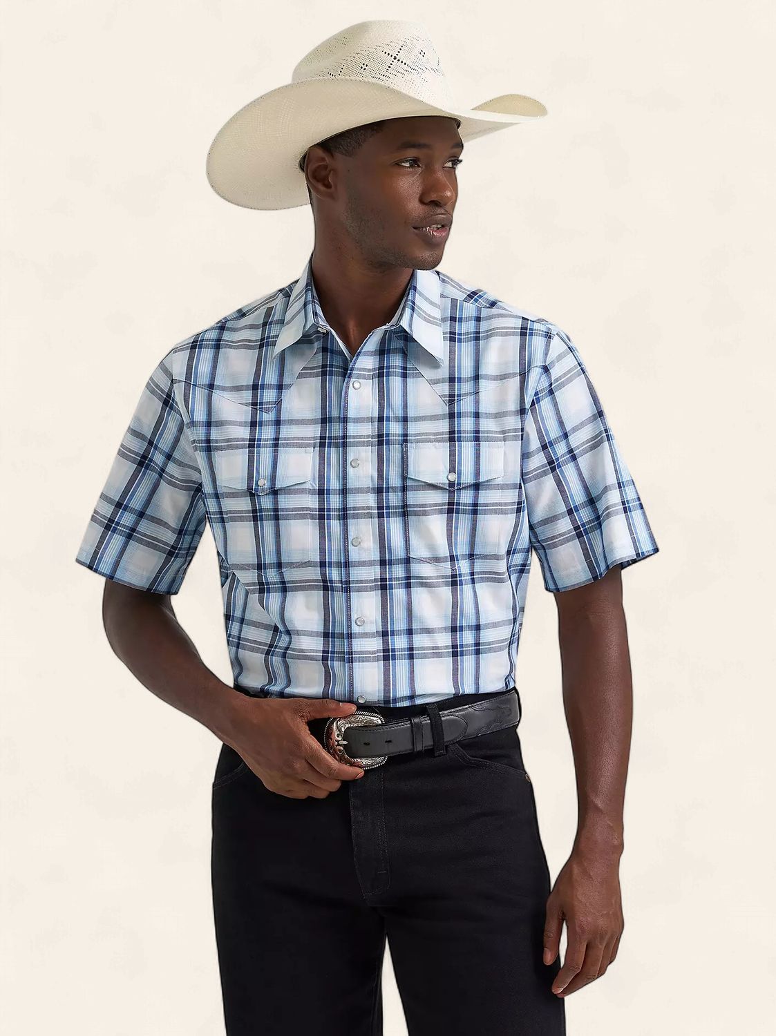 Wrangler West Men’s SS Snap 9030