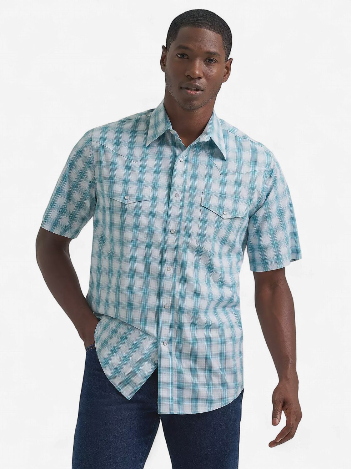 Wrangler West Men’s SS Snap  9029