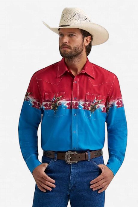 Wrangler Men’s Checotah LS Snap Shirt 9226