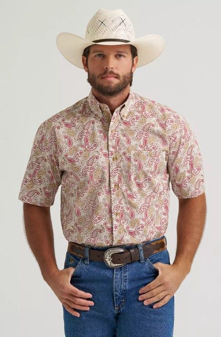 Wrangler George Strait SS Button Shirt 9069