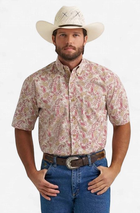 Wrangler George Strait SS Button Shirt 9069