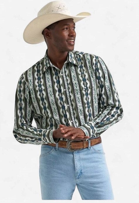 Wrangler Men’s Chechotah LS Snap Shirt 9228