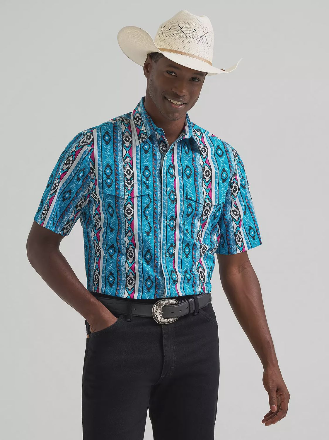 Wrangler West Checotah SS Snap Shirt 9227