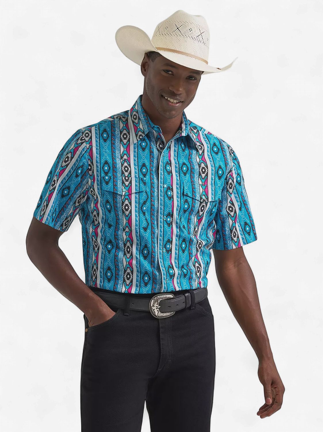 Wrangler West Checotah SS Snap Shirt 9227