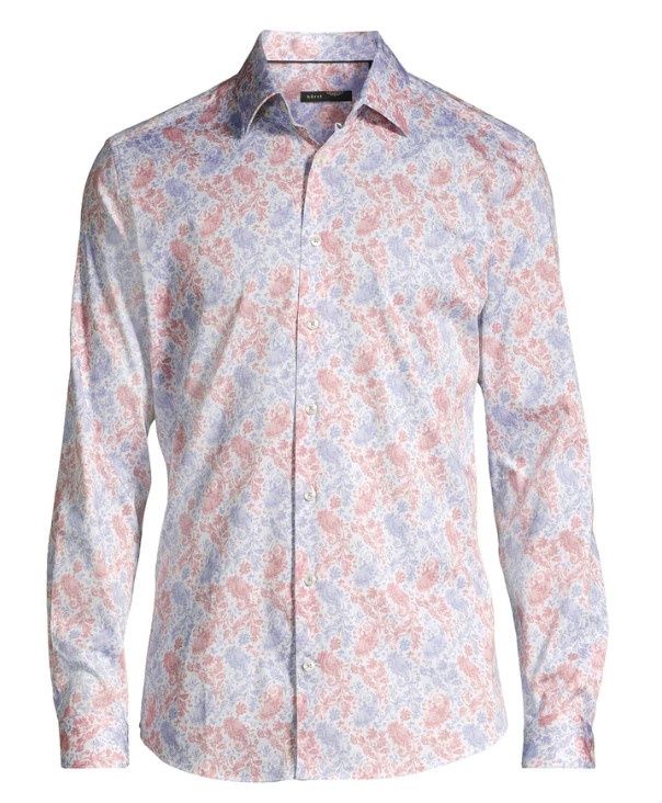 Horst L/S Sport Shirt  Satin Stretch Multi